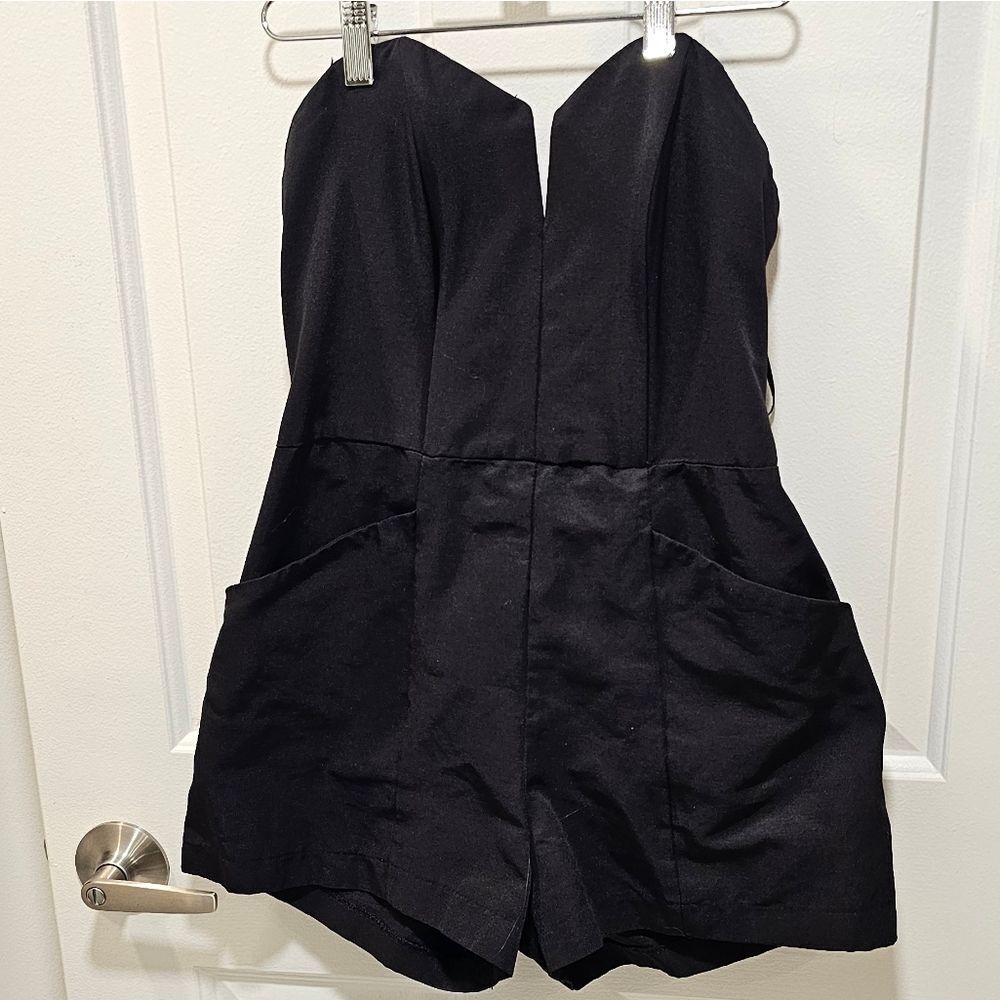 Black Strapless Romper | Date Night | Vacation | Night Out | Must Have  BEST-SEL